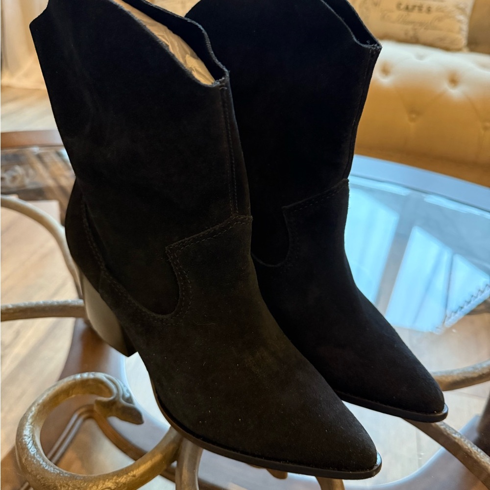 SCHUTZ Black Heeled Boots